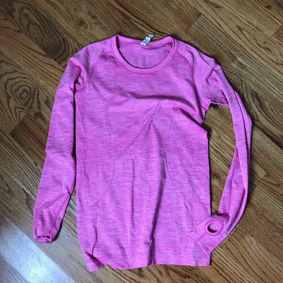 lululemon athletica Tops - Lululemon Swiftly Long-sleeve Pink